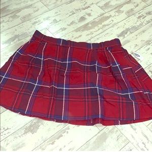NWT old navy plaid skirt